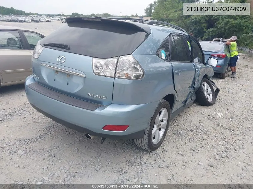 2007 Lexus Rx 350 VIN: 2T2HK31U37C044909 Lot: 39753413