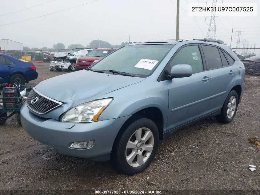 2T2HK31U97C007525 2007 Lexus Rx 350