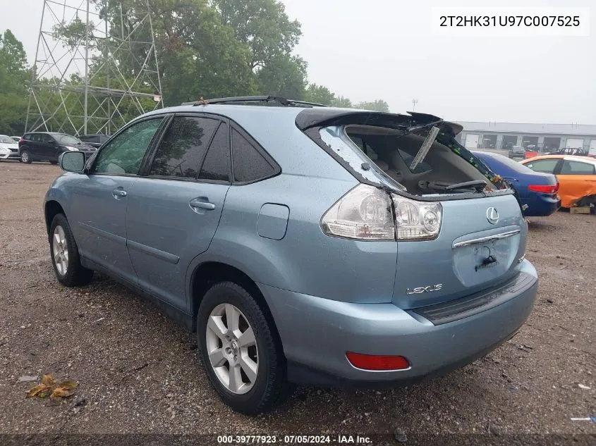 2T2HK31U97C007525 2007 Lexus Rx 350