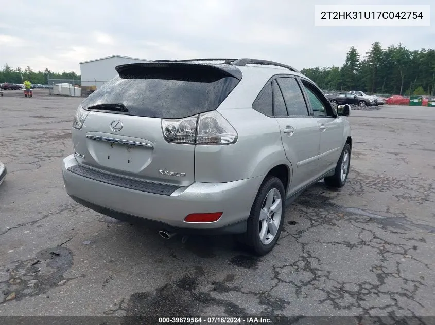 2T2HK31U17C042754 2007 Lexus Rx 350