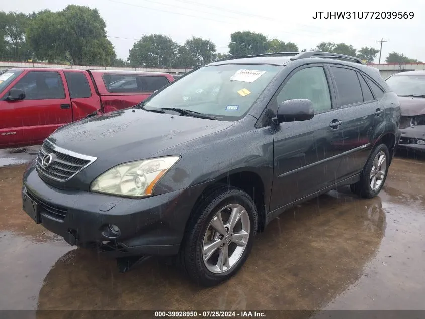 JTJHW31U772039569 2007 Lexus Rx 400H