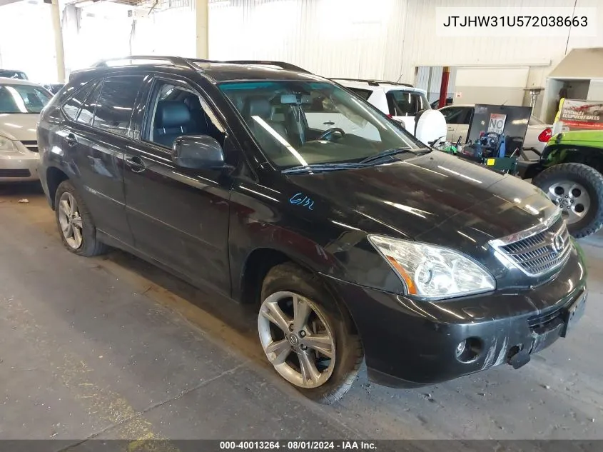 JTJHW31U572038663 2007 Lexus Rx 400H