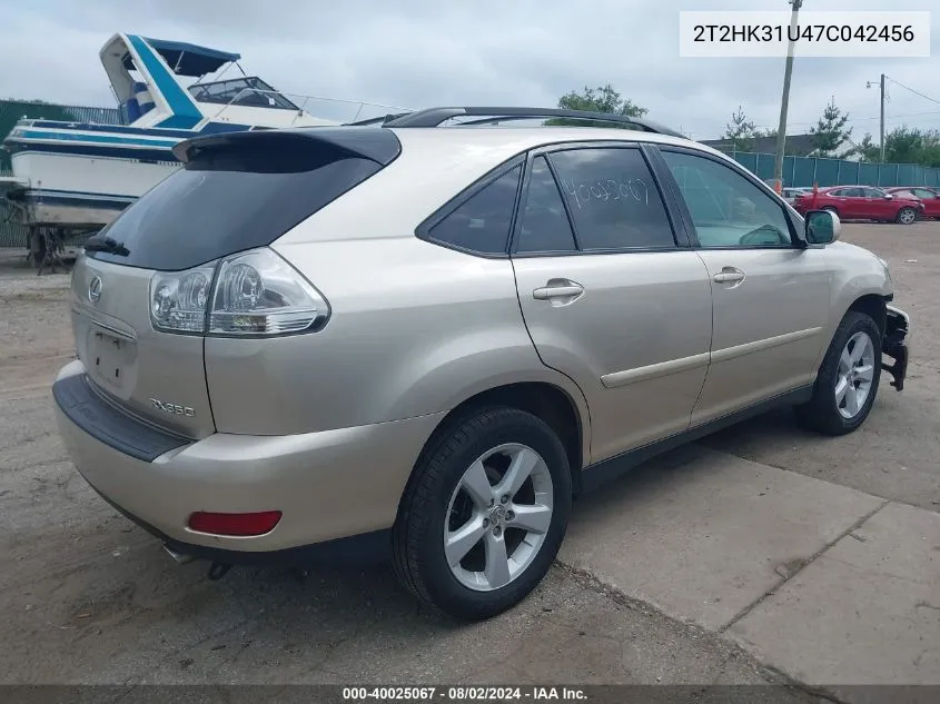 2T2HK31U47C042456 2007 Lexus Rx 350