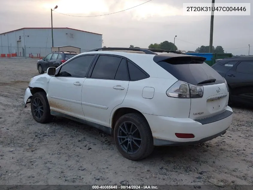 2T2GK31U47C004446 2007 Lexus Rx 350