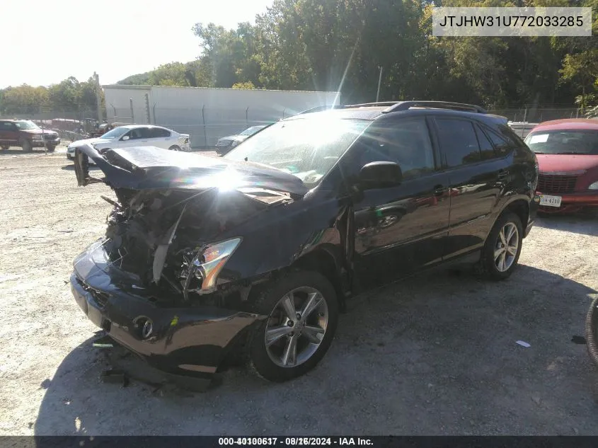 JTJHW31U772033285 2007 Lexus Rx 400H