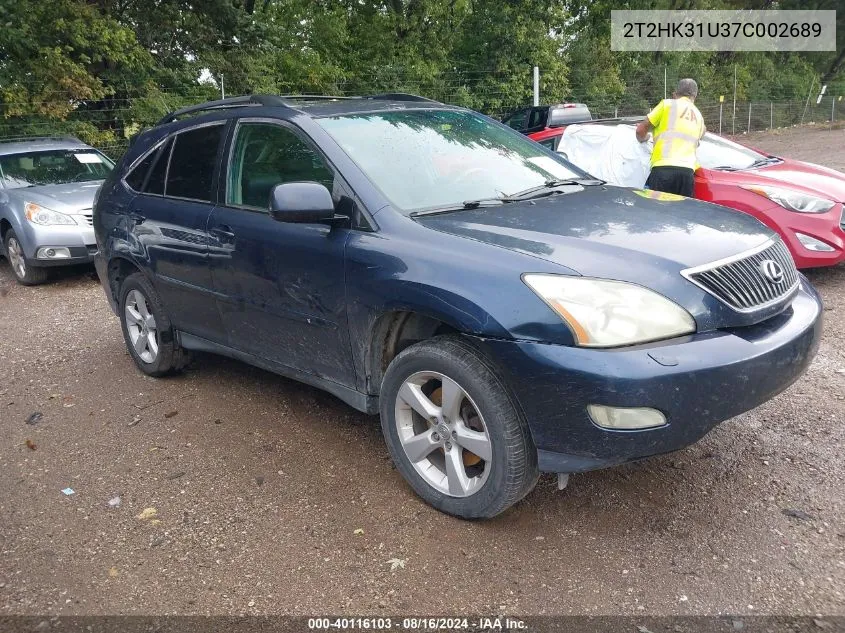 2T2HK31U37C002689 2007 Lexus Rx 350