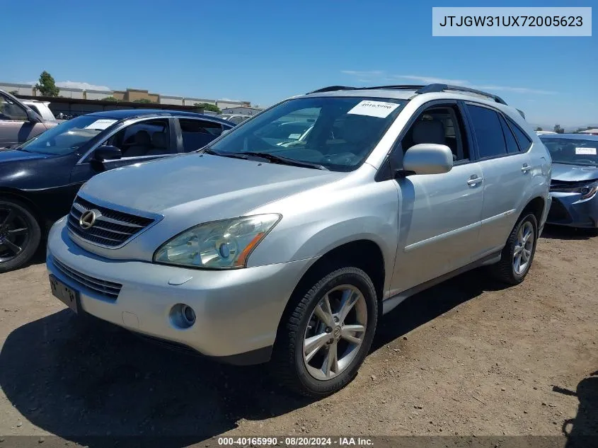 2007 Lexus Rx 400H VIN: JTJGW31UX72005623 Lot: 40165990