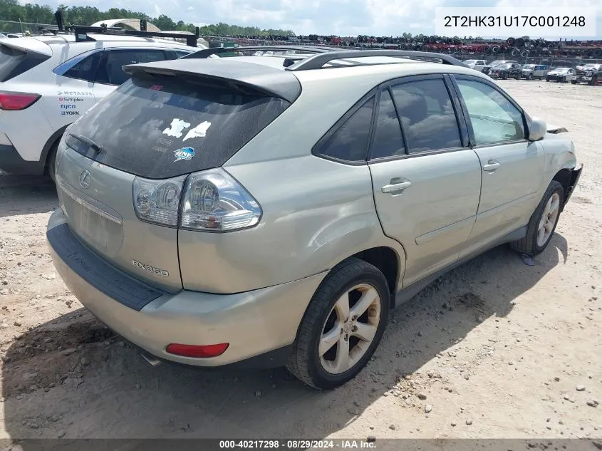 2T2HK31U17C001248 2007 Lexus Rx 350