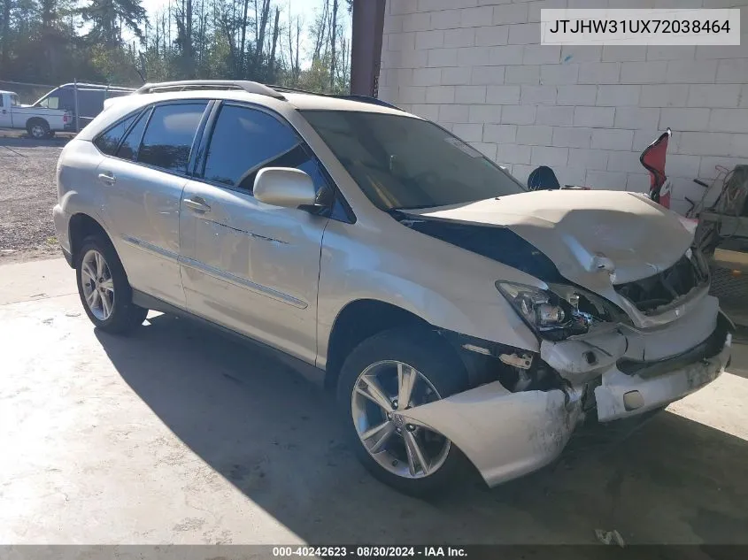 2007 Lexus Rx 400H VIN: JTJHW31UX72038464 Lot: 40242623