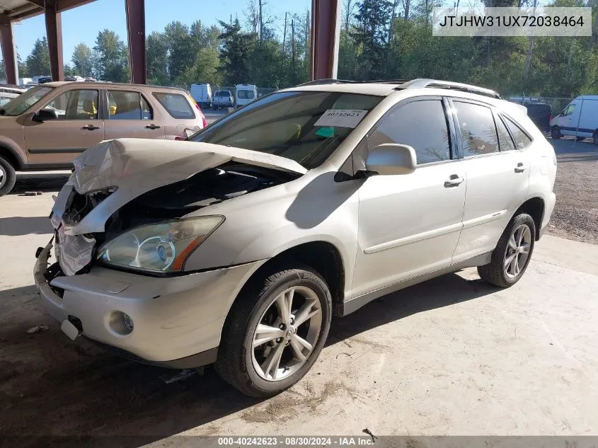 JTJHW31UX72038464 2007 Lexus Rx 400H