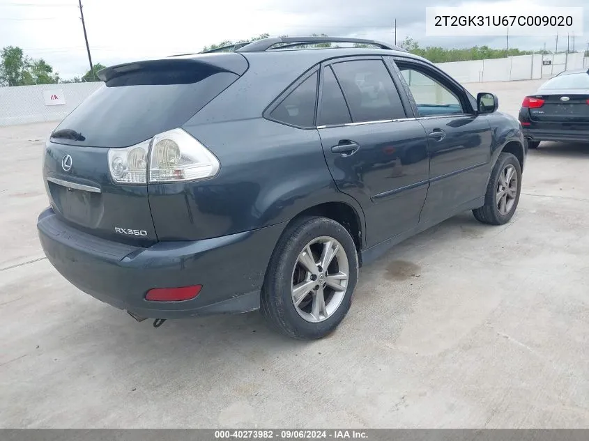 2T2GK31U67C009020 2007 Lexus Rx 350