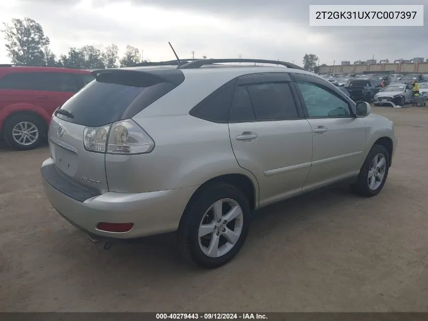 2T2GK31UX7C007397 2007 Lexus Rx 350