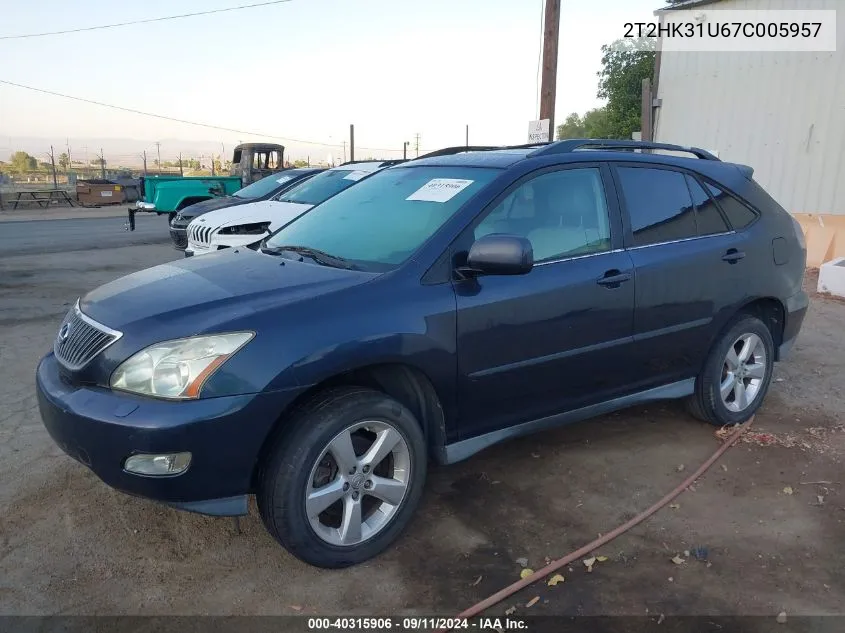 2T2HK31U67C005957 2007 Lexus Rx 350