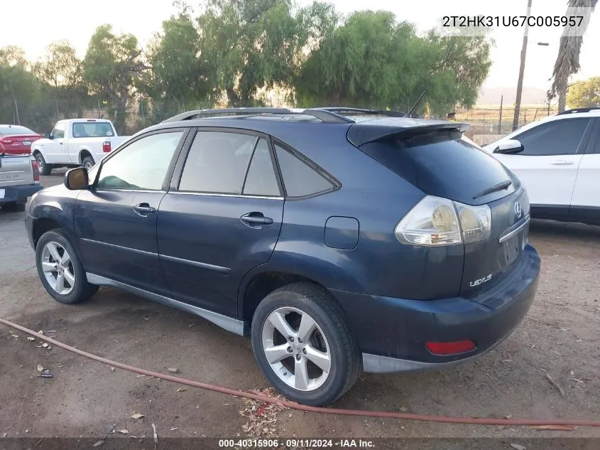 2T2HK31U67C005957 2007 Lexus Rx 350