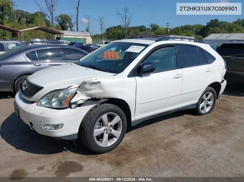 2007 Lexus Rx 350 VIN: 2T2HK31UX7C009901 Lot: 40329821