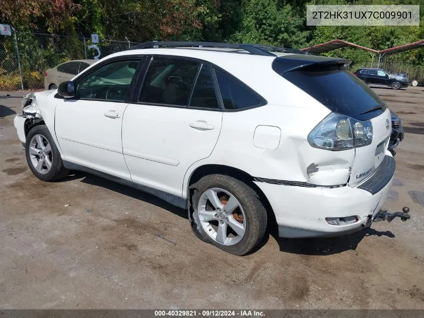 2007 Lexus Rx 350 VIN: 2T2HK31UX7C009901 Lot: 40329821