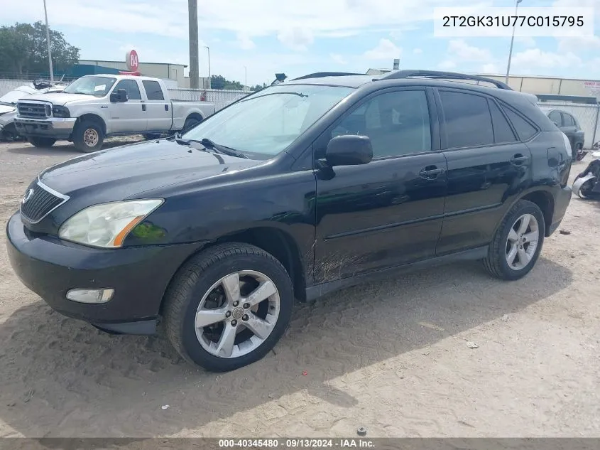 2T2GK31U77C015795 2007 Lexus Rx 350