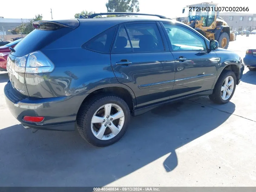 2007 Lexus Rx 350 350 VIN: 2T2HK31U07C002066 Lot: 40348834