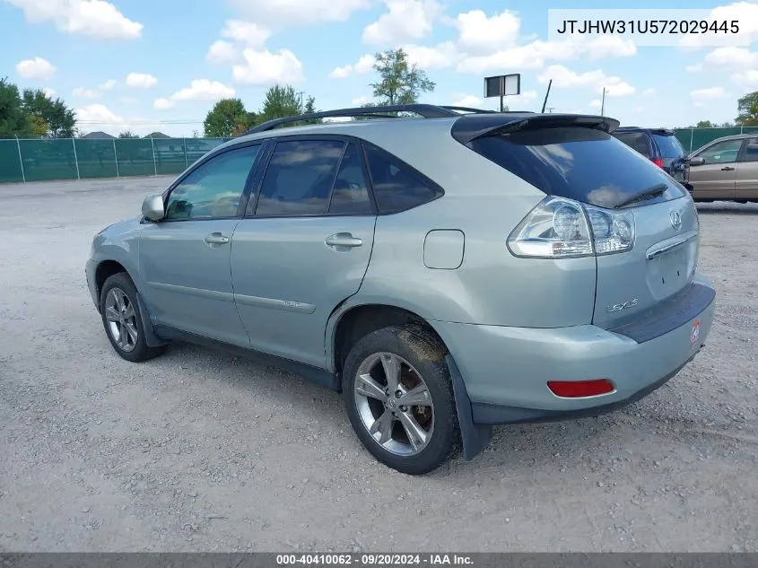 JTJHW31U572029445 2007 Lexus Rx 400H