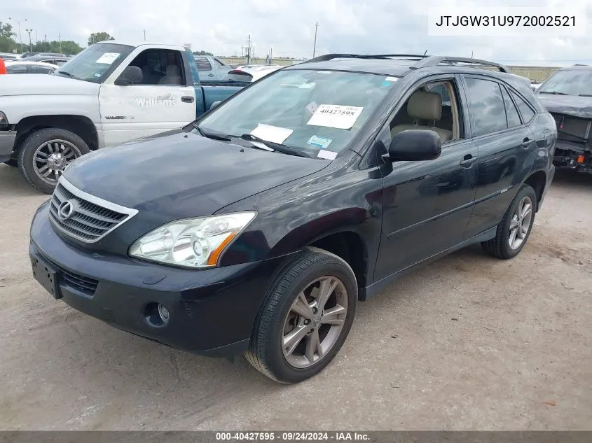 JTJGW31U972002521 2007 Lexus Rx 400H