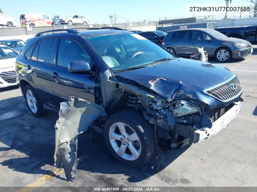 2T2HK31U77C007555 2007 Lexus Rx 350