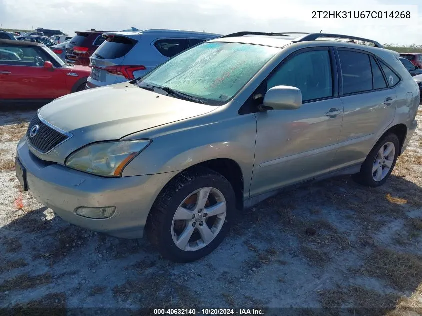 2007 Lexus Rx 350 350 VIN: 2T2HK31U67C014268 Lot: 40632140