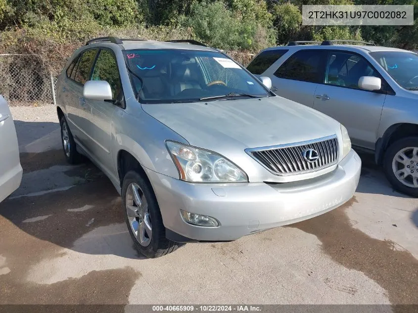 2007 Lexus Rx 350 VIN: 2T2HK31U97C002082 Lot: 40665909