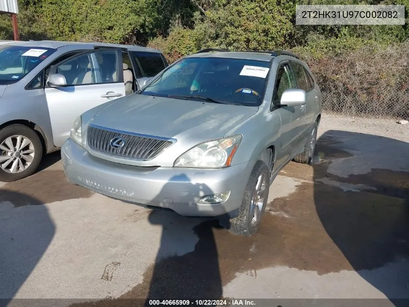 2007 Lexus Rx 350 VIN: 2T2HK31U97C002082 Lot: 40665909