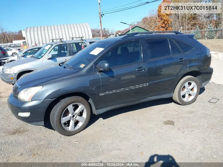 2007 Lexus Rx 350 VIN: 2T2HK31UX7C015844 Lot: 40683224