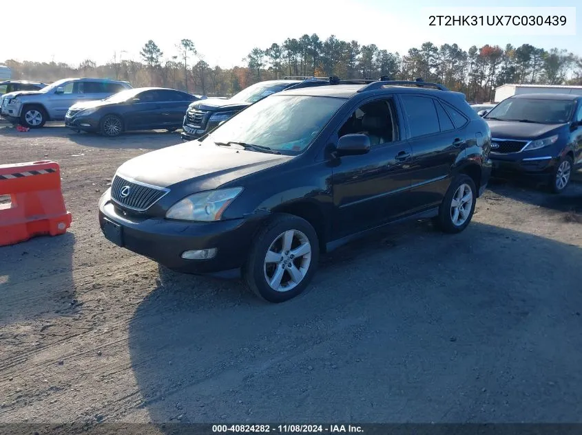 2007 Lexus Rx 350 VIN: 2T2HK31UX7C030439 Lot: 40824282