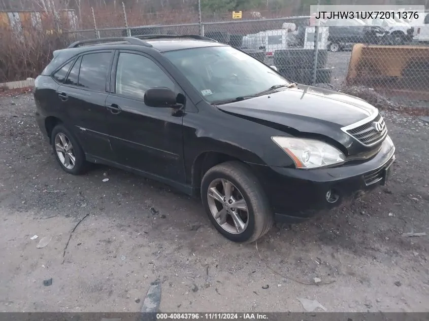 2007 Lexus Rx 400H VIN: JTJHW31UX72011376 Lot: 40843796