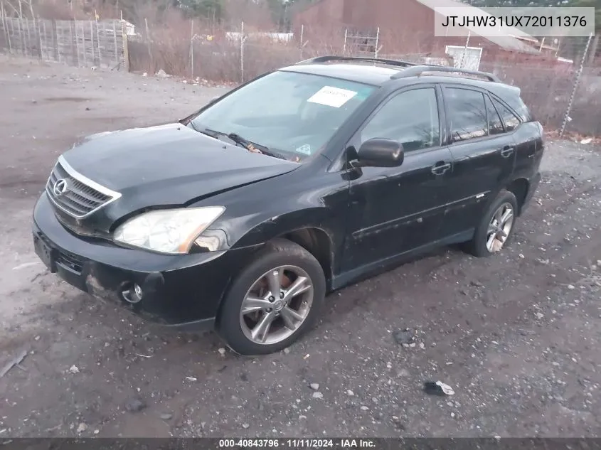 2007 Lexus Rx 400H VIN: JTJHW31UX72011376 Lot: 40843796