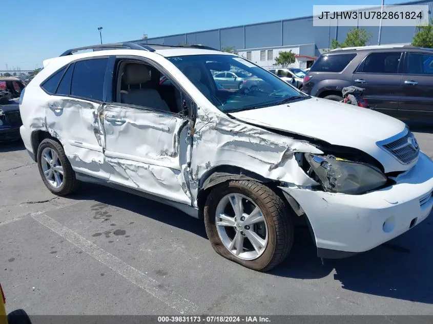 2008 Lexus Rx 400H VIN: JTJHW31U782861824 Lot: 39831173