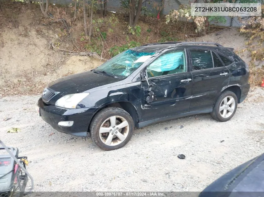 2T2HK31U08C063208 2008 Lexus Rx 350