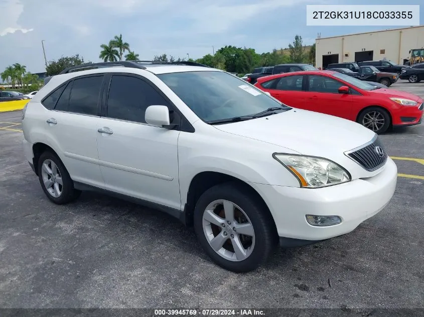 2T2GK31U18C033355 2008 Lexus Rx 350