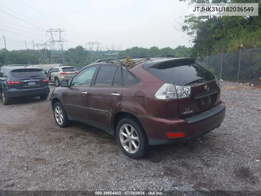 JTJHK31U182036549 2008 Lexus Rx 350