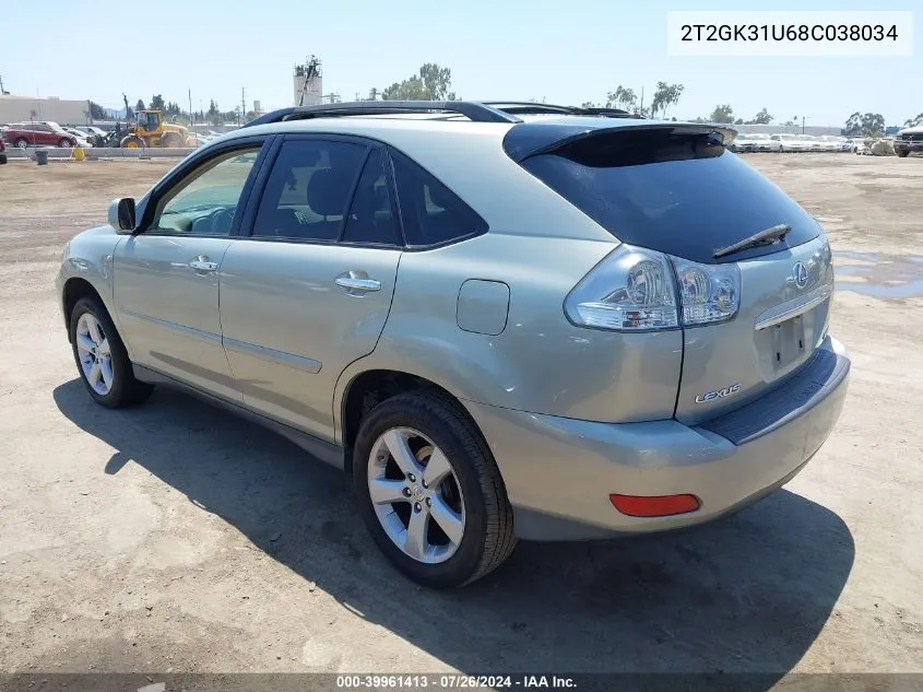 2T2GK31U68C038034 2008 Lexus Rx 350