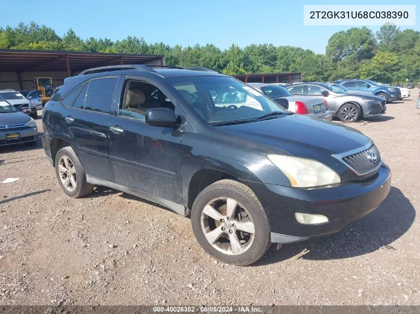 2T2GK31U68C038390 2008 Lexus Rx 350