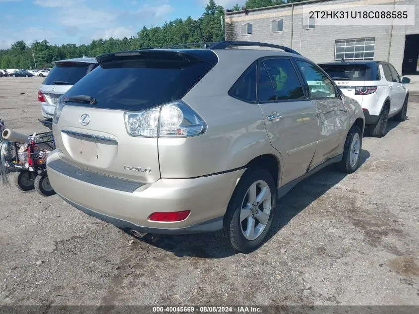 2T2HK31U18C088585 2008 Lexus Rx 350