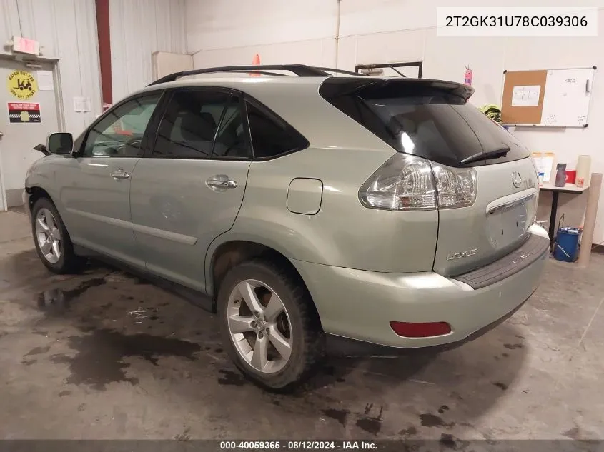 2T2GK31U78C039306 2008 Lexus Rx 350