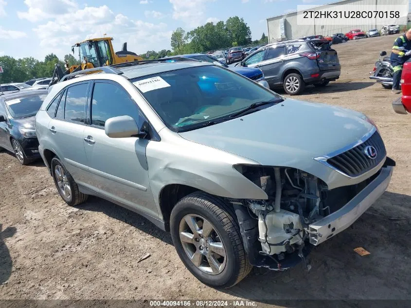 2T2HK31U28C070158 2008 Lexus Rx 350