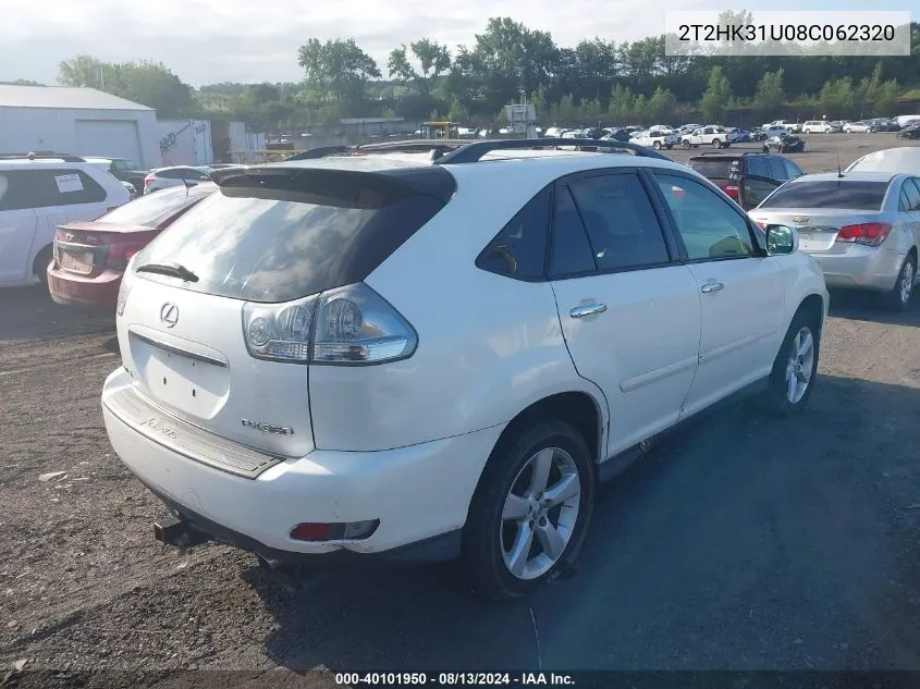 2T2HK31U08C062320 2008 Lexus Rx 350