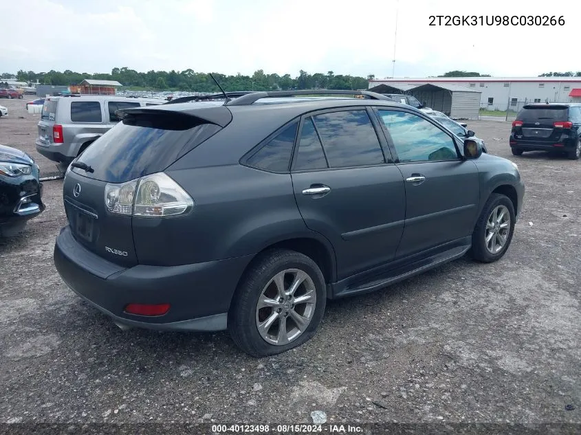 2T2GK31U98C030266 2008 Lexus Rx 350