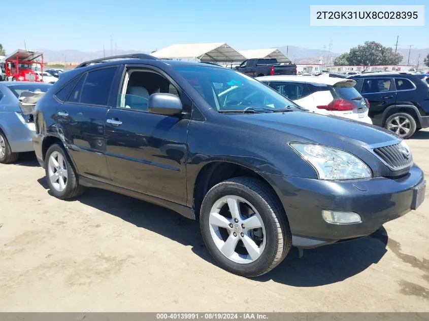 2T2GK31UX8C028395 2008 Lexus Rx 350