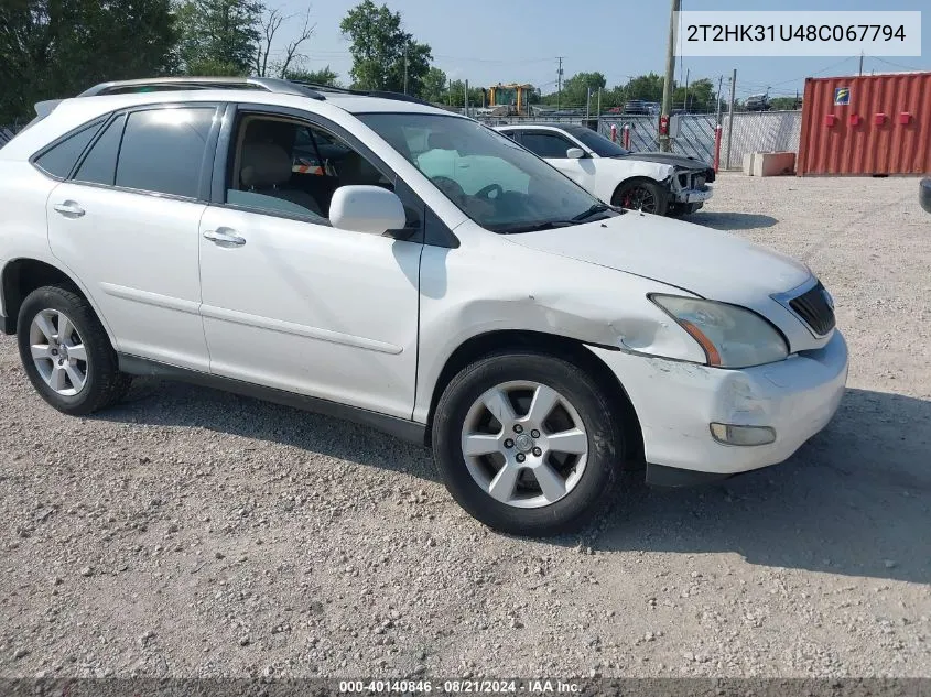 2T2HK31U48C067794 2008 Lexus Rx 350