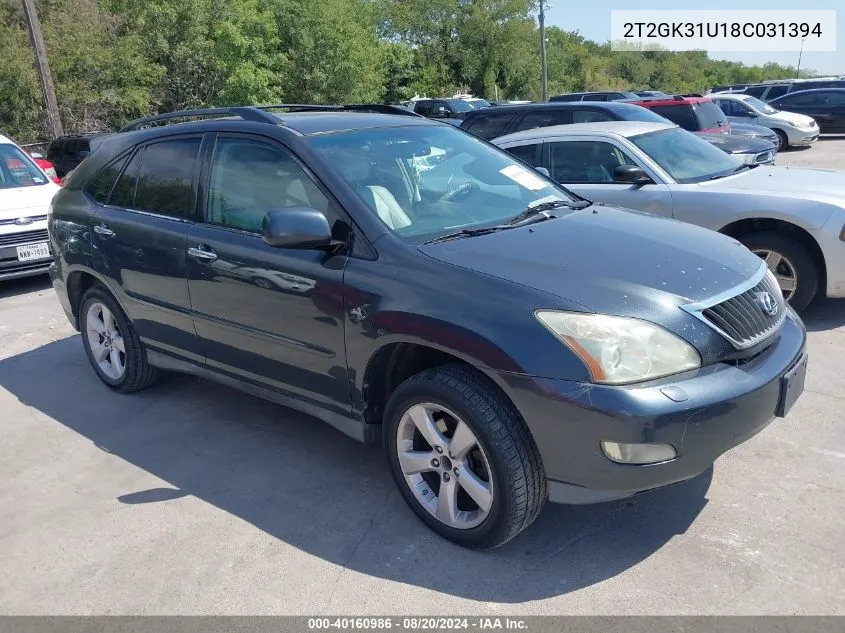 2T2GK31U18C031394 2008 Lexus Rx 350