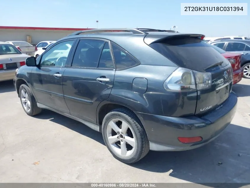 2T2GK31U18C031394 2008 Lexus Rx 350