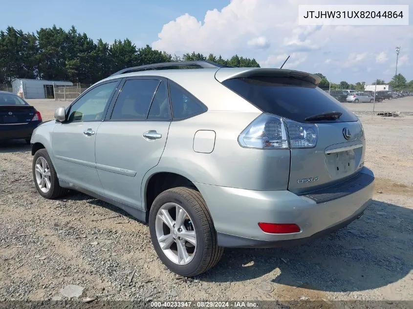 JTJHW31UX82044864 2008 Lexus Rx 400H