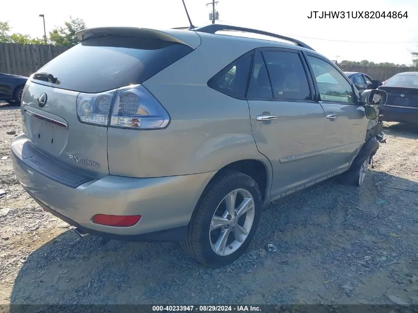 JTJHW31UX82044864 2008 Lexus Rx 400H