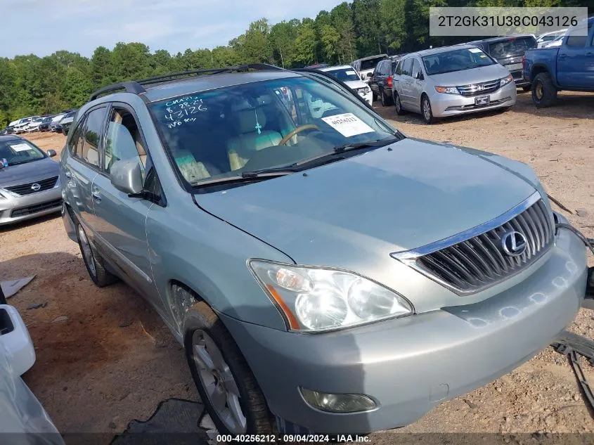 2T2GK31U38C043126 2008 Lexus Rx 350